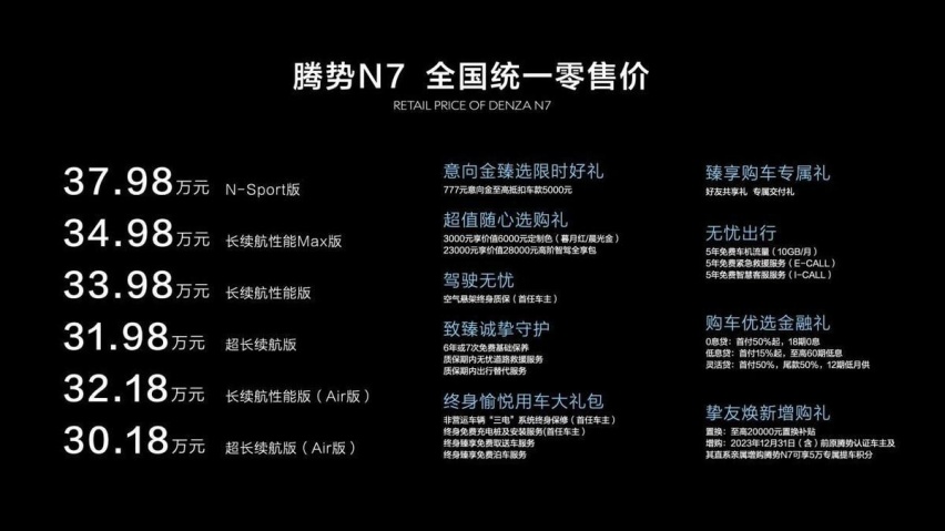 腾势N7怎么买最适合自己？看完你就懂