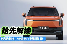 抢先解读，东风纳米06，A0级SUV市场新卷王！