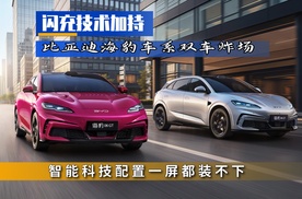 比亚迪海豹车系双车炸场，闪充技术加持，智能配置一满屏装不下
