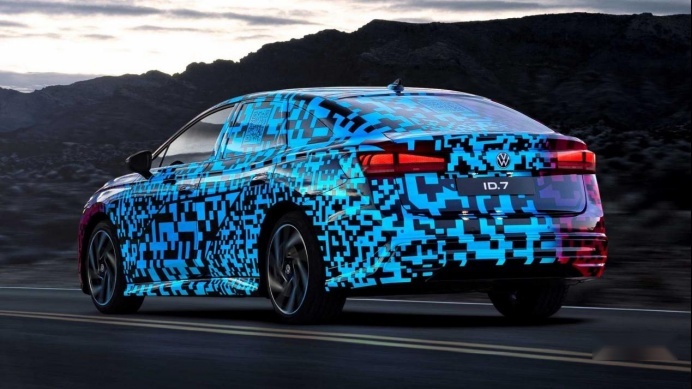 CES展大众ID.7首发亮相，续航最高700km，尺寸超过Model 3！569.png