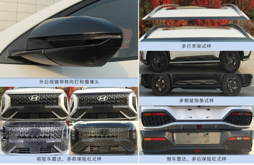 尺寸定位填补空缺，搭载2.0L引擎，北京现代MUFASA申报图曝光