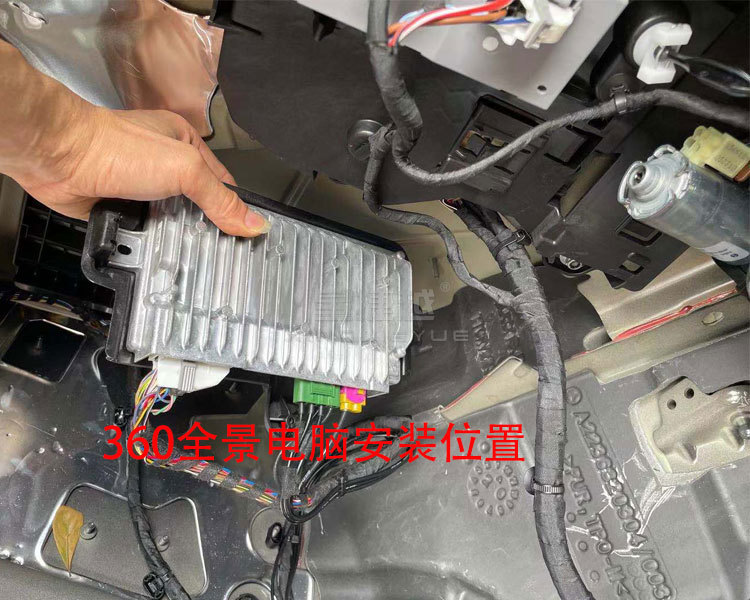 21款奔驰S400改装原厂360全景倒车影像 看得到的实用功能 星捷越
