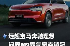远超宝马奔驰理想 问界M9霸气豪夺销冠
