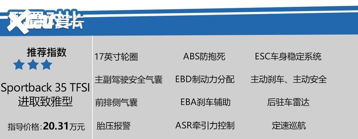 全新国产奥迪A3家族上市 两个版本都有最值得购买的车型