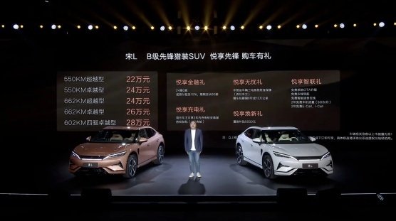 比腾势N7便宜8万！预售22万起，比亚迪宋L能挑战特斯拉Model吗？