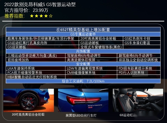 入门即高配 2022款别克昂科威S购车手册