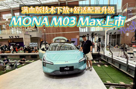 满血版技术下放+舒适配置升级 MONA M03 Max上市