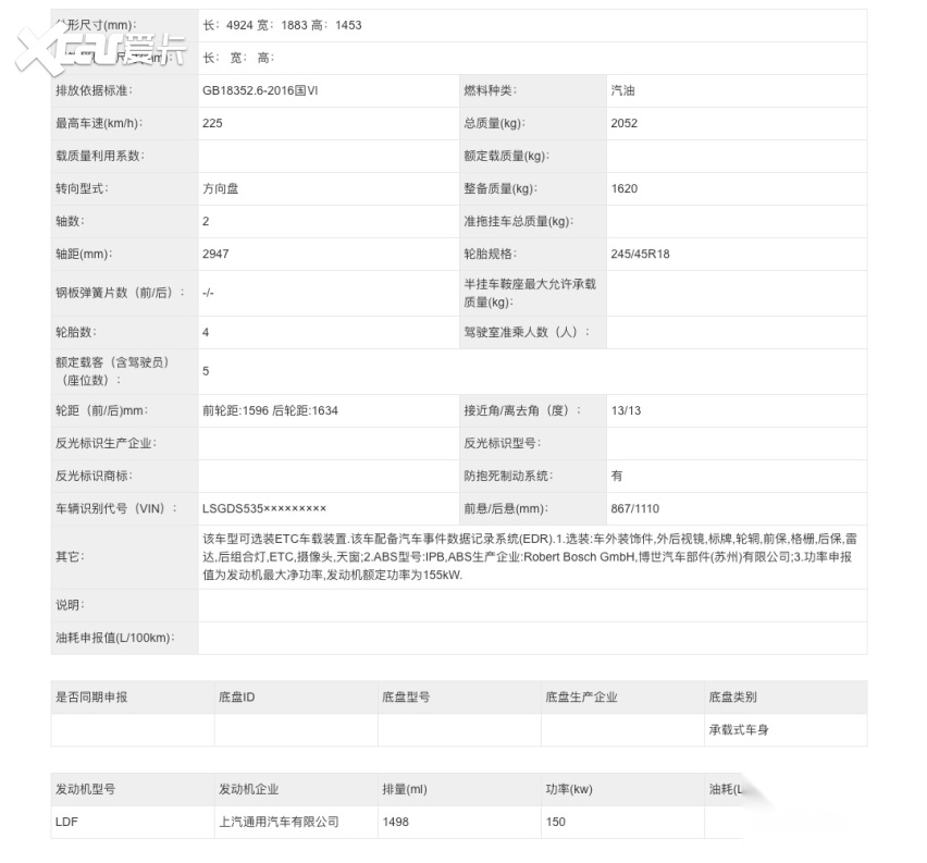 20万出头的CT5香不香 凯迪拉克CT5 1.5T新车申报信息曝光