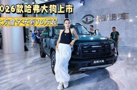 权益后9.89万起 14.6英寸屏+四驱 2026款哈弗大狗竞争力分析