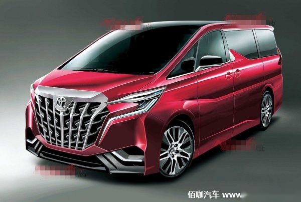 全新一代丰田埃尔法将2022年4月推出 取消3.5L V6