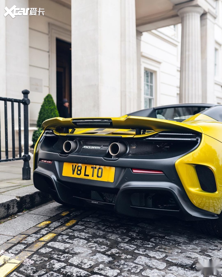 迈凯伦675LT Spider实车 优雅的风格