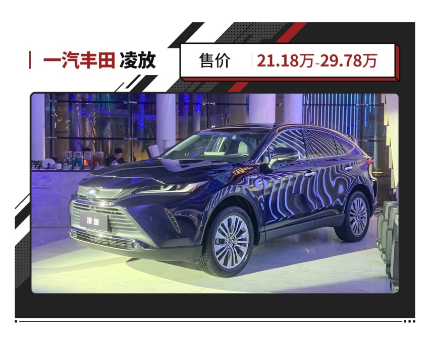 21.18万起！一汽丰田凌放HARRIER正式上市