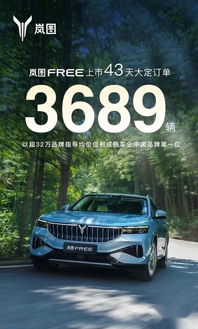 开门红岚图FREE有可能超越理想ONE吗?此数据给出了实证