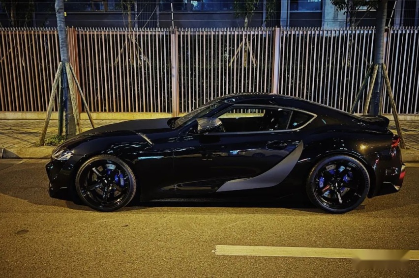 满是碳纤维件的丰田Supra，为了一套轮毂而舍去Endless刹车