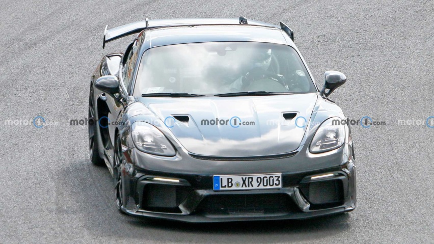 保时捷718 Cayman GT4 RS赛道谍照曝光