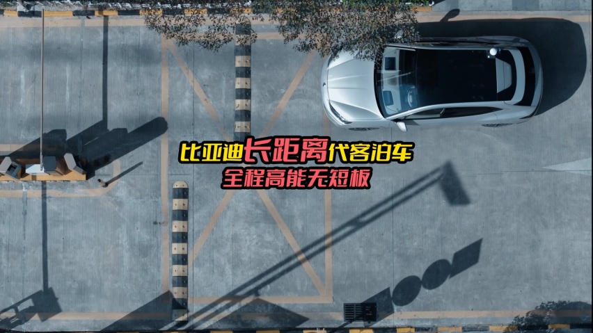 比亚迪代客泊车技术测试视频发布 稳稳第一梯队