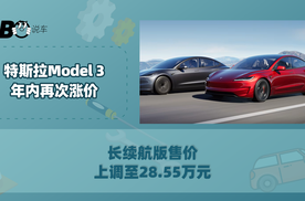 特斯拉Model 3年内再次涨价