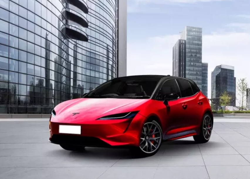疑似Model H海外渲染图曝光，不到20万能买特斯拉了？