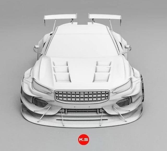 游戏变成现实是什么体验？极品飞车宽体沃尔沃Polestar 1爆改完工