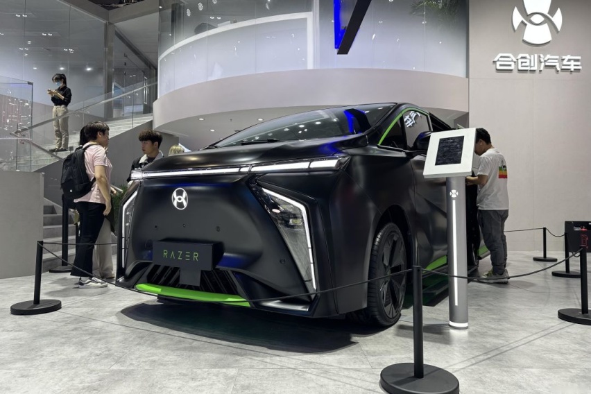 2023上海车展丨与雷蛇合力打造移动电竞堡垒合创V09 Razer亮相