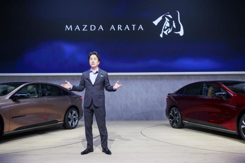树立合资新能源全新价值标准长安马自达MAZDAEZ-6北京车展全球首秀