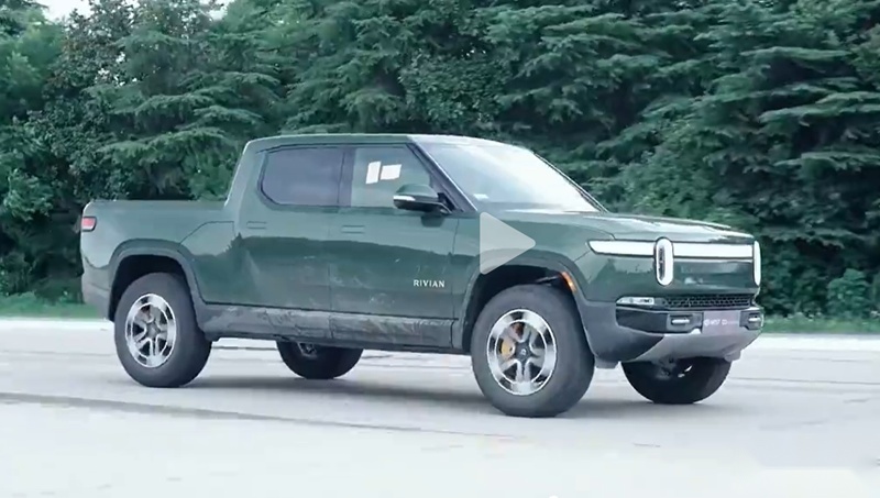正在市场调研？Rivian R1T国内实车曝光