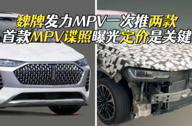 魏牌首款MPV谍照曝光，摩卡DHT-PHEV同款动力，或于北京车展亮相