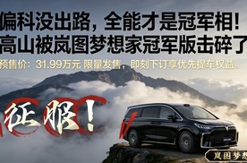 偏科没出路，全能才是冠军相！高山被岚图梦想家冠军版击碎了