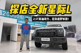 探店全新星际L2.5T柴油动力、拉货越野够劲！还可7天免费试？