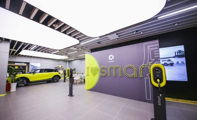 smart首款纯电，小身材大空间，玩惊喜有一套！