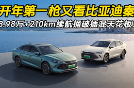 开年第一枪又看比亚迪秦，8.98万+210km续航捅破插混天花板！