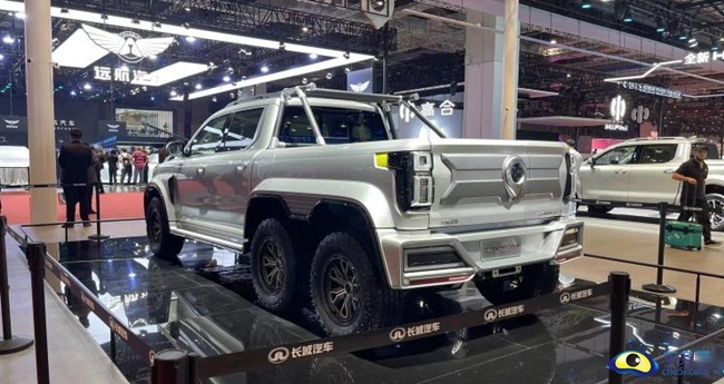 2023上海车展：长城炮6×6首发 乘用版上市售12.68万元起