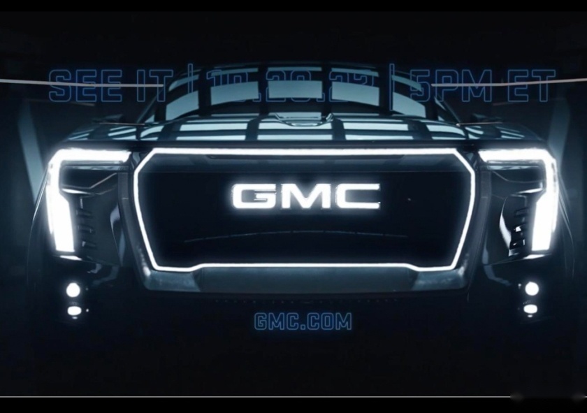 超强气场！GMC SIERRA EV Denali预告图流出，将于10