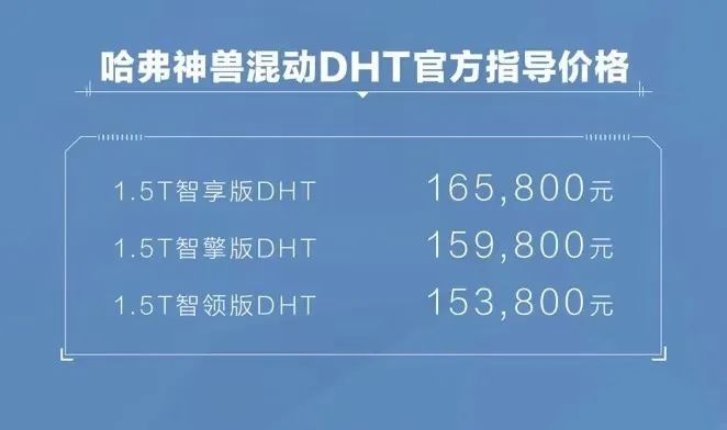 大空间+省油+强动力，哈弗神兽DHT版上市，15.38万元起