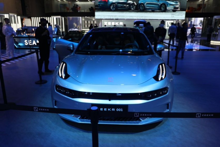 2021上海车展探馆丨定位轿跑 实拍极氪ZEEKR 001