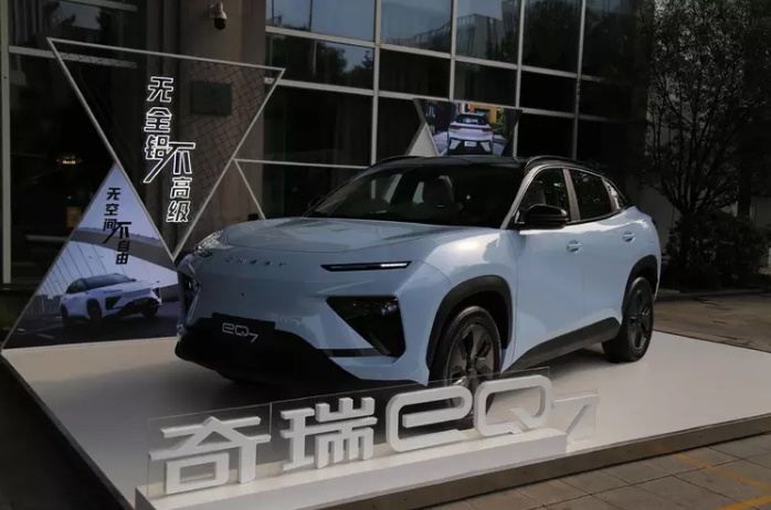 同级唯一全铝车身 中型纯电SUV 奇瑞eQ7今日开启预售