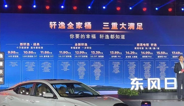 换汤不换药，搭载10年前技术的日产轩逸上市，竟然还要9.98万起？