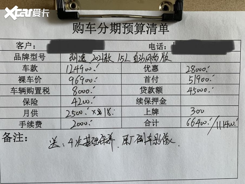 经典轩逸价格太贵，所以买了低配新朗逸，我这价格没被坑吧？