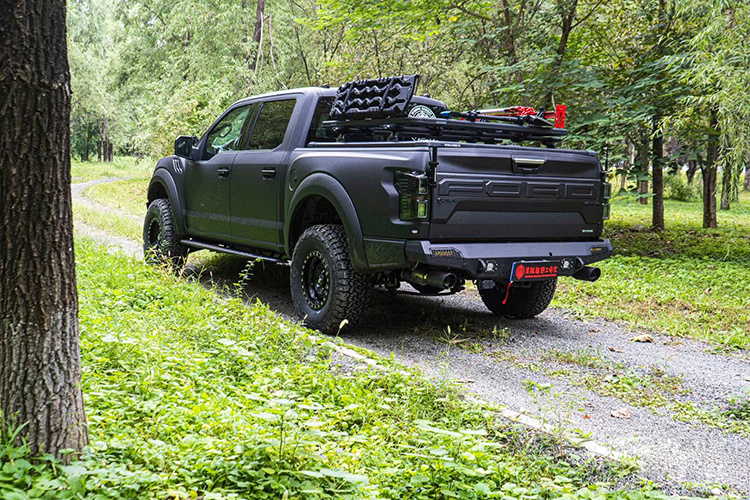 福特F-150LTD全车改装猛禽外观，整车定制喷涂汽车防爆装甲漆效果