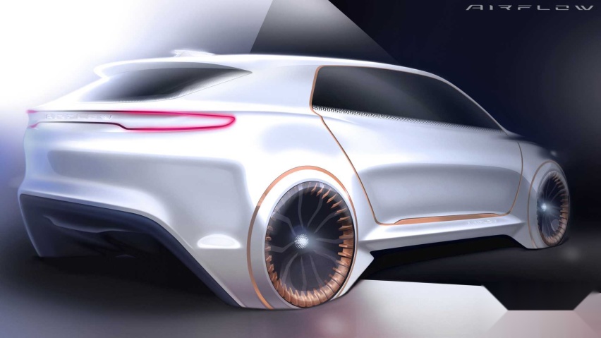 克莱斯勒Airflow Vision概念车，今年CES亮相