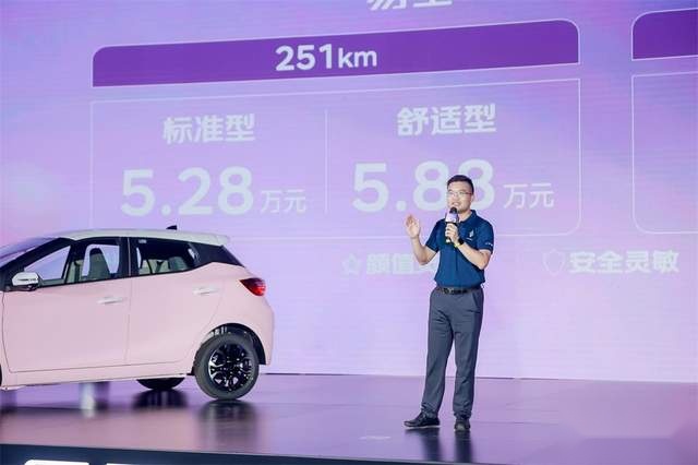 为中国年轻家庭而生 易至EV3青春版灵动上市售价5.28万起