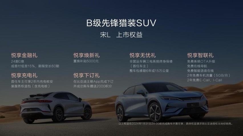 “价格杀手”宋L来了!B级纯电SUV市场即将洗牌
