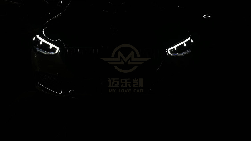 迈巴赫S480升级流星雨数字大灯