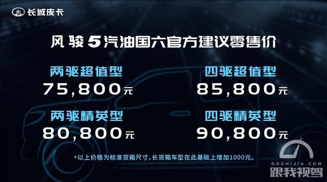 国六与智能互联加持全新长城风骏5不再是想象中的“货拉拉”