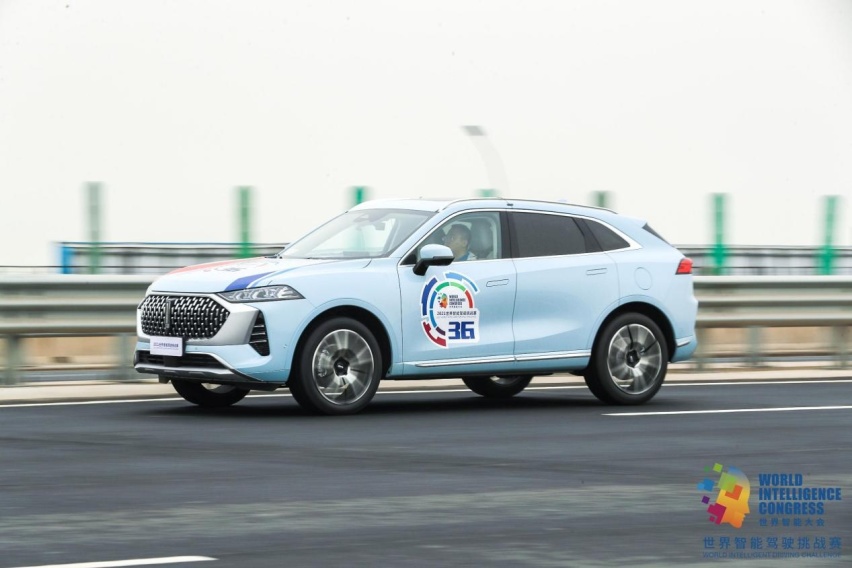 斩获量产车最高赛段金奖 WEY摩卡闪耀2021世界智能驾驶挑战赛