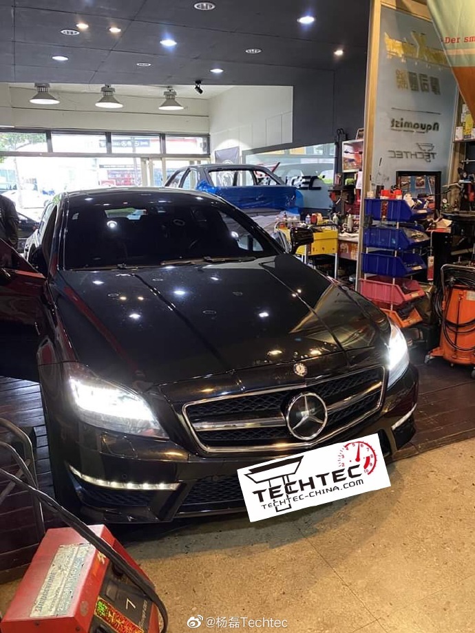 奔驰CLS63AMG德国Techtec刷电脑刷ECU改装电脑