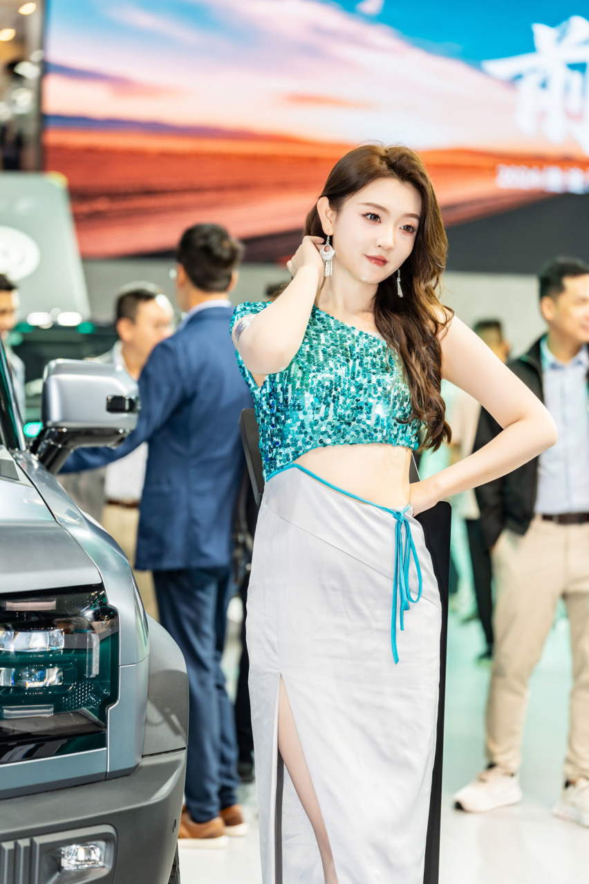 2024广州车展小姐姐大合集！是真男人就坚持到最后一张！