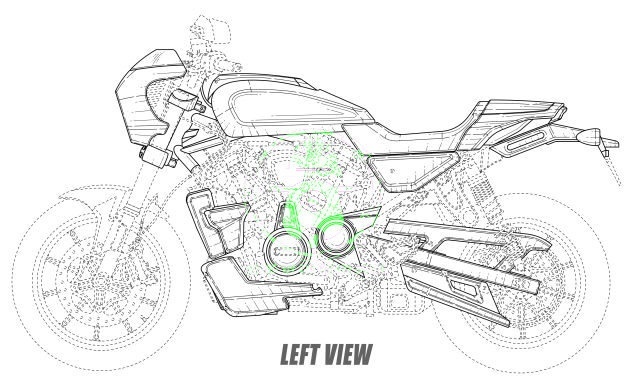 哈雷Cafe Racer和Flat Tracker新车曝光