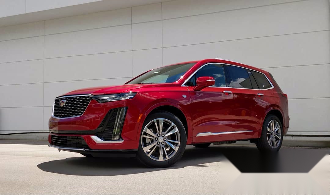 红色的真漂亮 全新凯迪拉克xt6海外实车