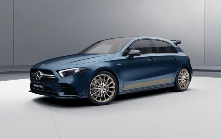 两厢进口AMG A35来了，小钢炮的外形，只是这价格..